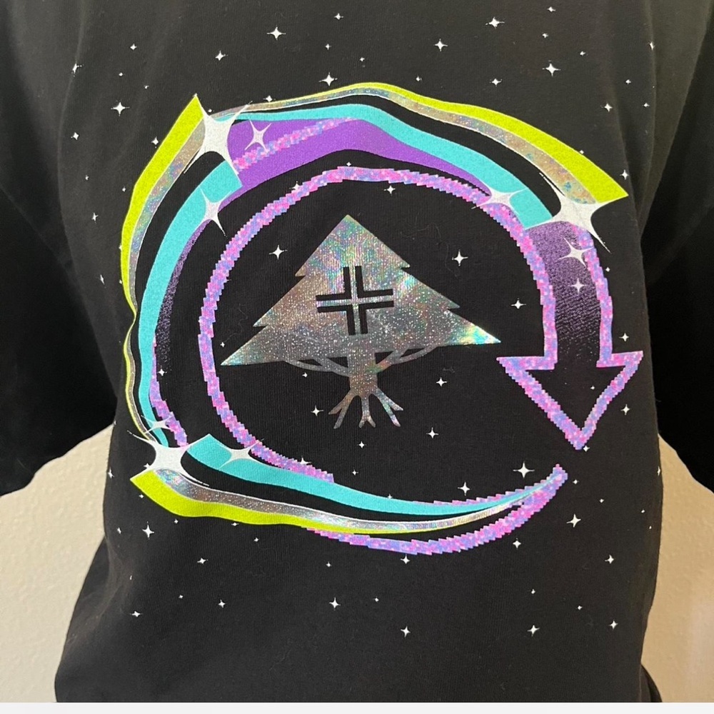 LRG Black Cotton Tee